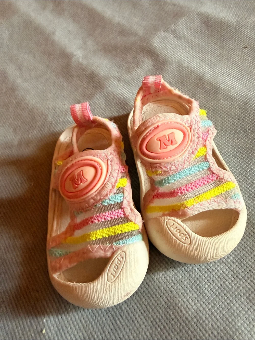 Toddler Pink Multi-Color Sandals - Kids Shoes